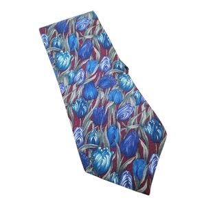 Vintage LT Designs Italian Silk Tulip Tie